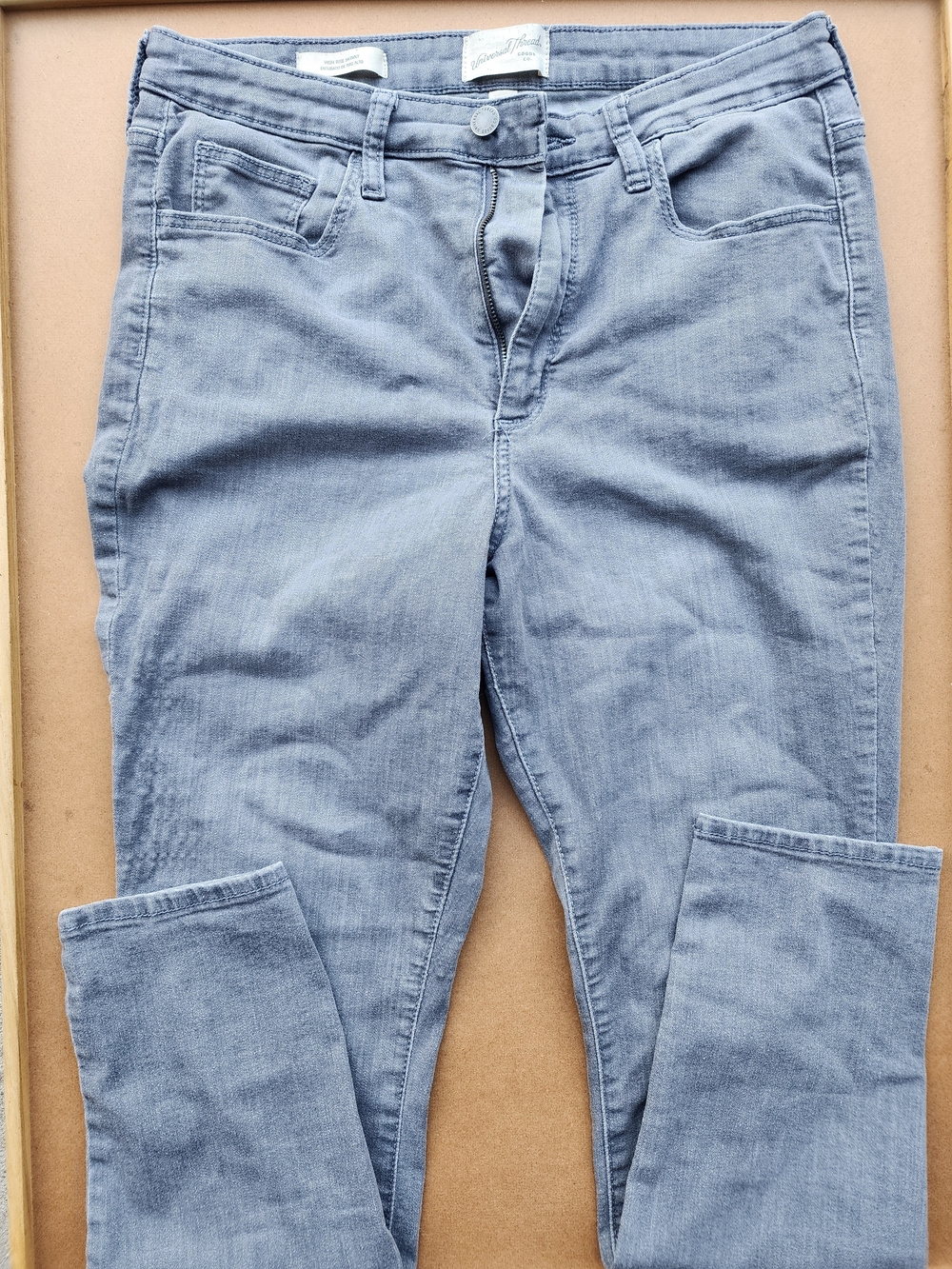 Universal Thread Gray Women's Jeans - Classic Slim Fit L